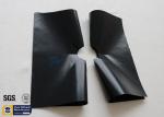 10.7"X10.7" Fiberglass Fabric 260℃ 0.08MM Black PTFE Stovetop Burner Protector