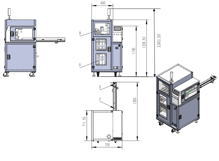 Pallet Cabinet GS-JAT2501(Single Track)