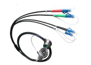 Quality J599 Four Core Tactical Fiber Optic Patch Cables Per Reel 100m - 1000m Length wholesale