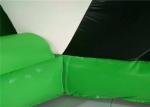 Soccer Shaped Outdoor Commercial Bounce House Combo Open Play Area Safe