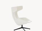 Designer living room modern lounge chair office reception talks rotating
