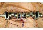 S6D95L Diesel Engine Crankshaft Komatsu Engine Parts Small Engine Crankshaft