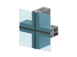 Quality Powder Coated Aluminium Extrusion Profiles Aluminium Glass Curtain Wall wholesale