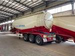 55000L Bulk Cement Semi Trailer Weichai Engine Cement Tanker Trailer