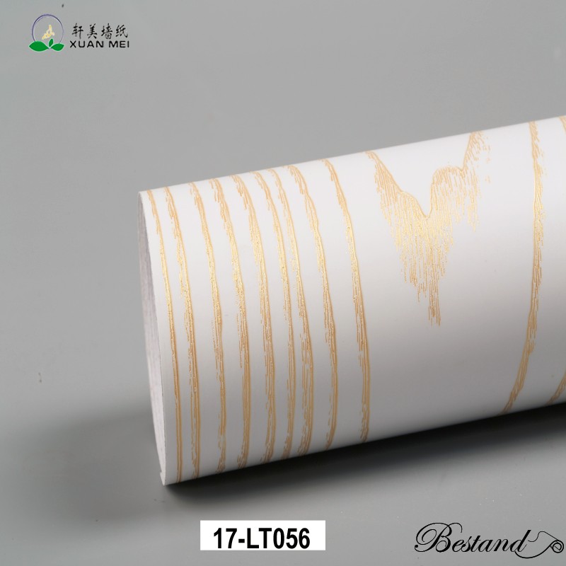 Self Adhesive Wood Grain Vinyl Decorative Film for Furniture Makeover and Enhancement