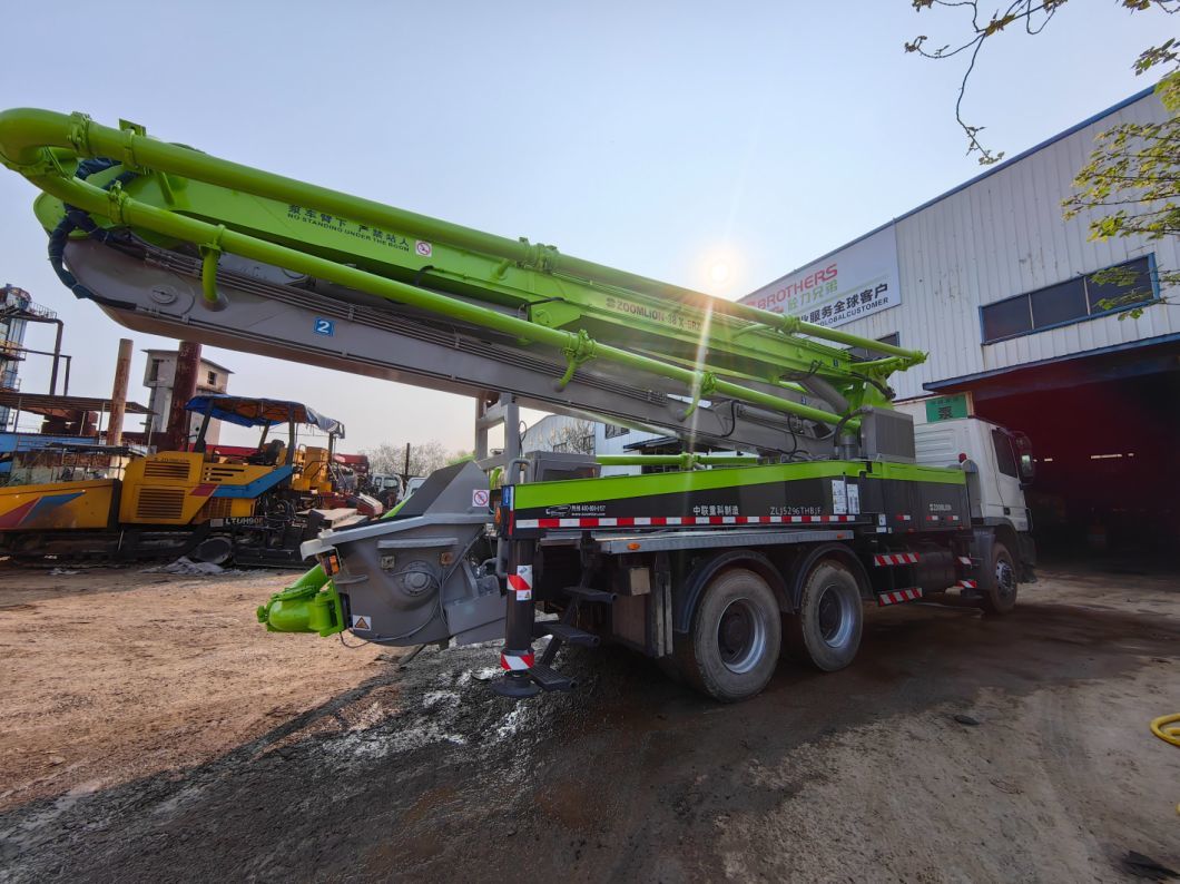 Renew Best-Selling 38m Boom Truck Mounted Concrete Pump Benz Chassis with Favorable Price