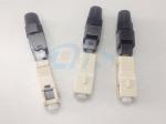 Singlemode Simplex SC UPC Fast Optical Fiber Connectors For CATV