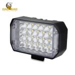 Aluminum Casing 24 Beams White Yellow Flash Motorcycle Spotlight