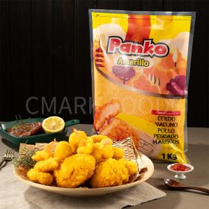 Quality Yellow Panko Breadcrumbs Dried Bread Crumbs 1kg Per Bag wholesale