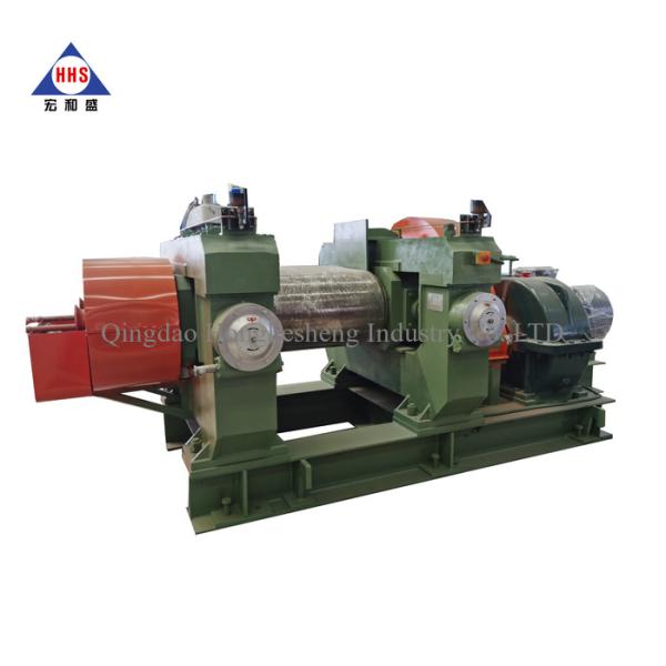 Cheap XKP-450 Tire Cracker Mill / Rubber Crusher For Reclaimed Rubber Production / Waste Tire Recycling Machine for sale