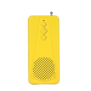 Pocket FM Receiver 3V With Stereo Earphone Jack  Portable  TF Player