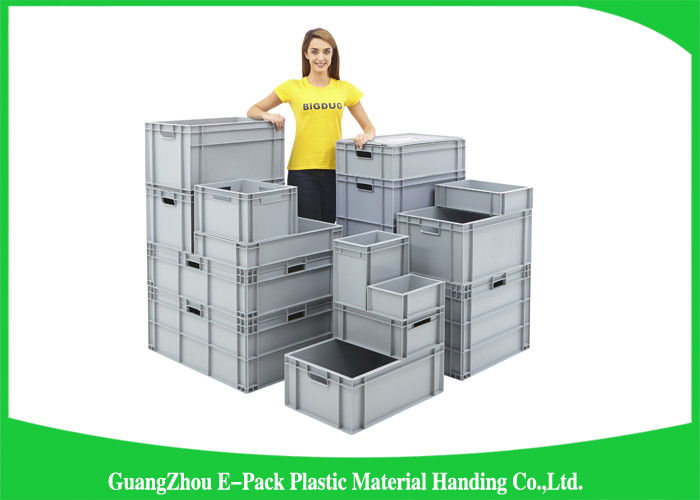 Virgin PP Plastic Stacking Boxes Light Weight , Large Plastic Storage Containers