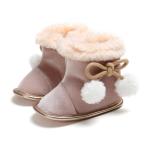 Hot selling Flannel Winter boots fashion lovely gril baby booties