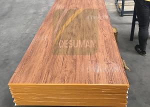 Quality 3D Wooden Color Insulated Wall EPS Sandwich Panel wholesale