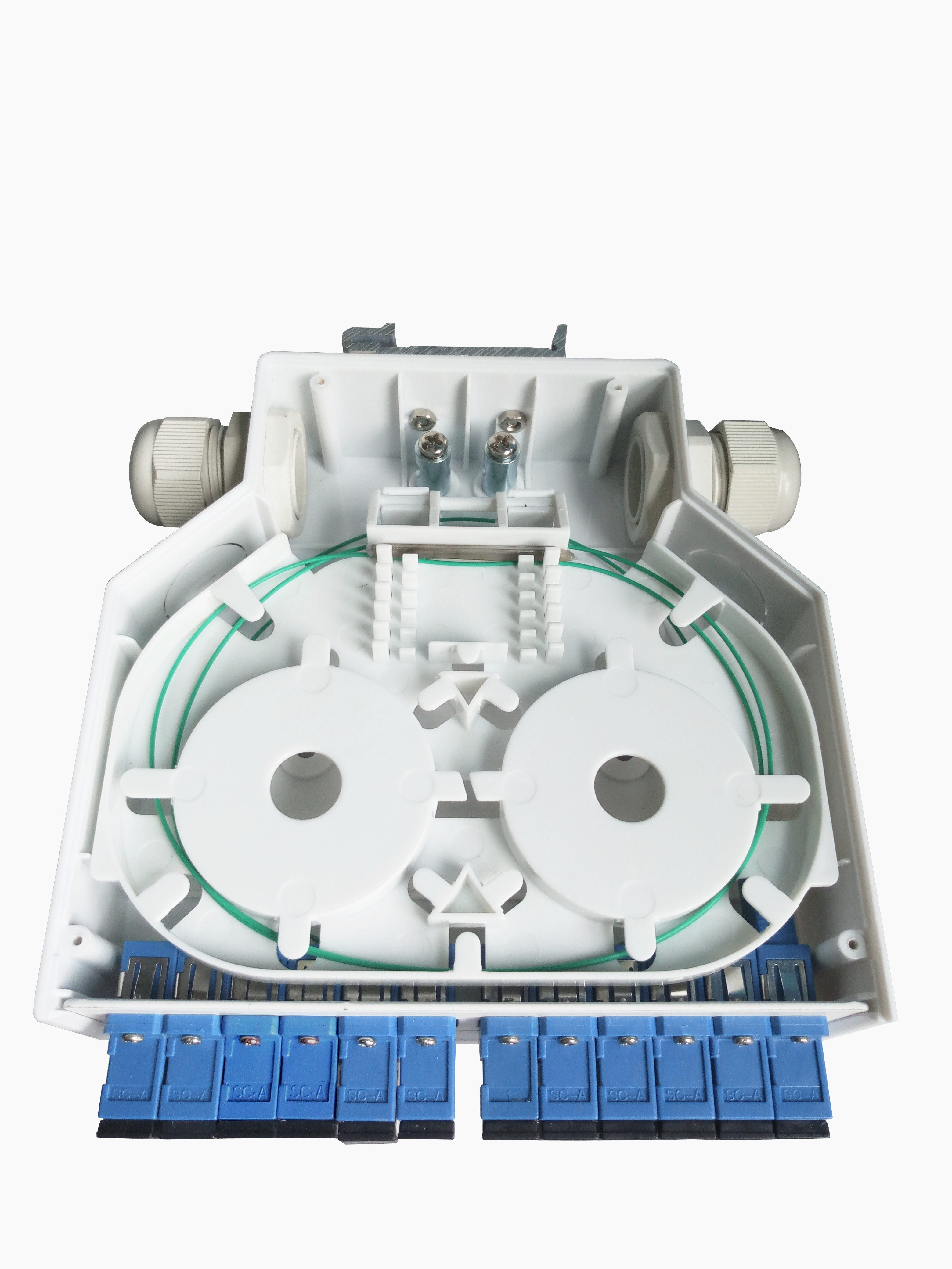 CATV 12 Ports Ftth Terminal Box With SC Adapter