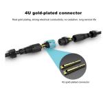 3Pin Waterproof Electrical Connectors Electrical Junction Box Connectors M19