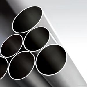 Mirror Finish Welded Stainless Steel Tubing 304 316L Round Shape