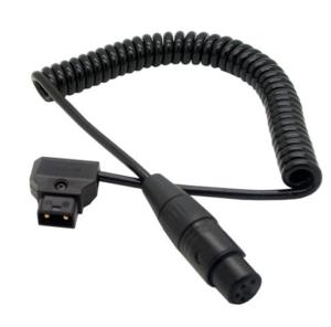 Quality Coiled D-Tap Dap 2Pin Male to XLR 4pin female Cable for DSLR Rig Power V-Mount wholesale