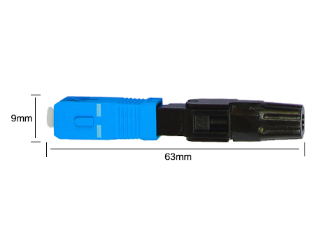 High quality FTTH field SC/UPC SC/APC fast connector for FTTH drop cable