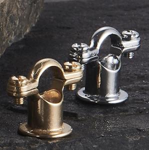 Quality 38mm 40mm 42mm Mechanical Pipe Clamp Water Throwing Chrome Plated Holder For Pipes wholesale