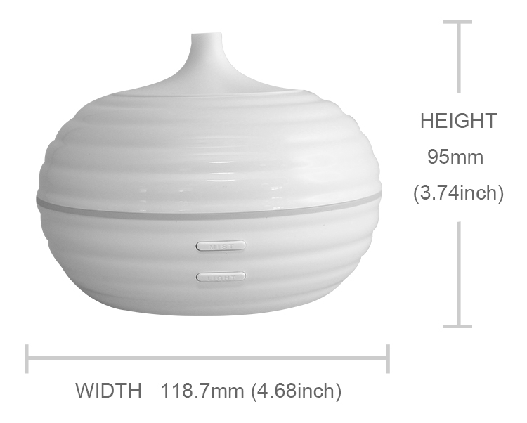 Indoor Modern Quiet 100ml Ultrasonic Aromatherapy Diffuser