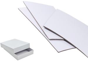 Quality 1260gsm / 2.0mm thicker Unbleached laminated Whiteboard Paper Sheets wholesale