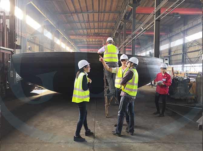 50mm Thickness SA516 Ellipsoidal Dish End For Pressure Vessels