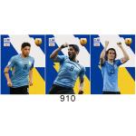 New 3D Soccer Star Posters Famous Football Star Europe America Football Flip 3D