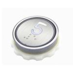 24V Square Elevator Lop Round Push Button Switch Stainless Steel Touchless Lift