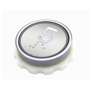 Quality 24V Square Elevator Lop Round Push Button Switch Stainless Steel Touchless Lift Call wholesale