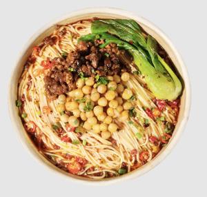 Quality Chinese Snacks Chongqing Hot Pot Noodle 266G Mixed Sauce Pea Xiaomian Noodles wholesale