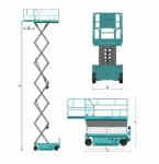 Indoor Outdoor Aerial Work Platforms For Transportation