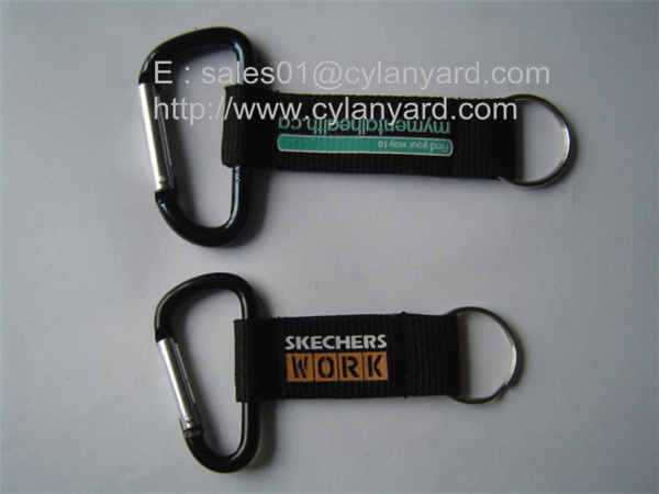Hiking carabiner wrist lanyards