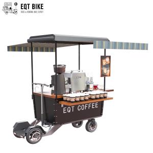 Quality Waterproof Street Vending Coffee Bike Cart With Disc Brake wholesale