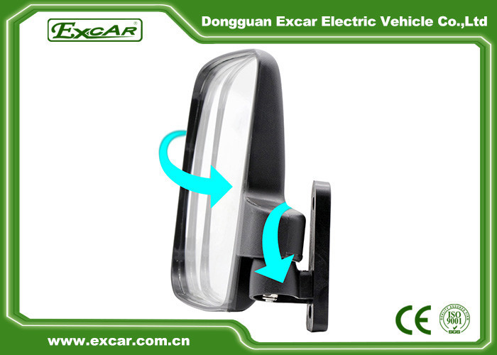 Folding Golf Cart Side Mirrors For Club Car EZGO Yamaha 7.1x5.5 Inch