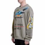 Men Plain Crew Neck Sweatshirt Printed 100 Percent Cotton Sweatshirt