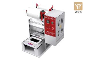 Quality 500W Table Top Tray Sealing Machine Food Thali Packing Machine Semi Automatic wholesale