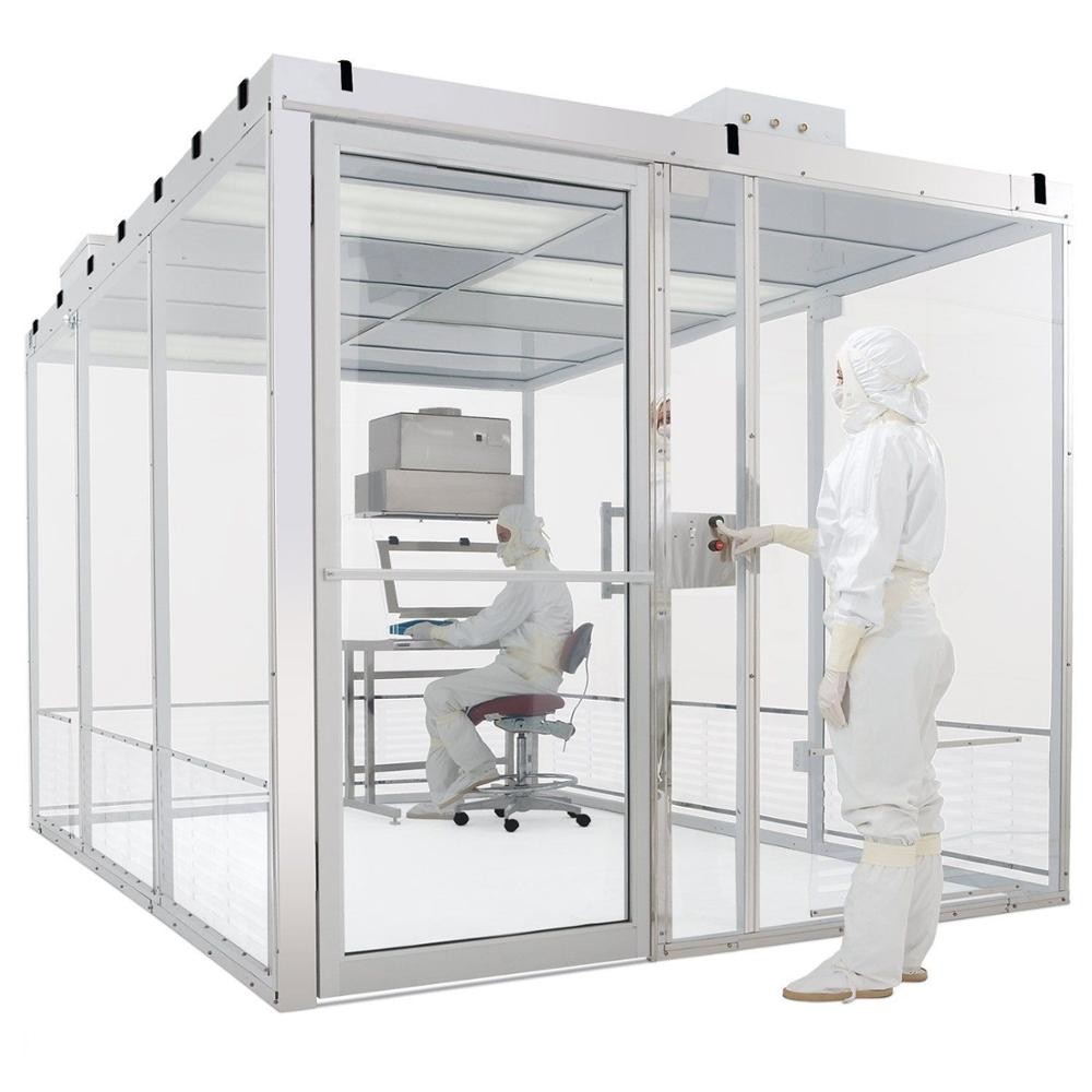 Simple 220V 50HZ Modular Cleanroom Systems With Anti Static Curtain
