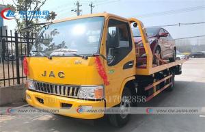 Quality JAC 4x2 3 Ton 5 Ton Flatbed Wrecker Towing Truck wholesale
