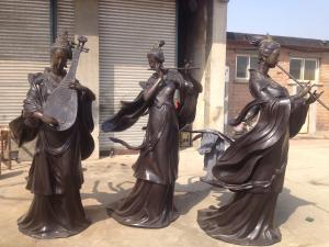 Quality stainless steel sculpture with bronze colour wholesale