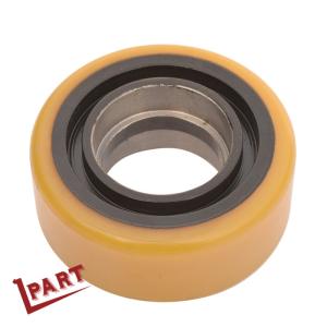 Quality 100mm Forklift Drive Wheel Polyurethane Roller Coaster Wheels wholesale