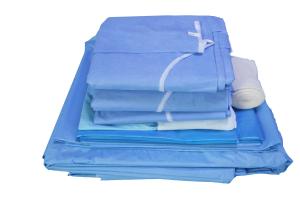 Quality Nonwoven Sterile Disposable Surgical Packs With PE Laminated Customized Sizes wholesale