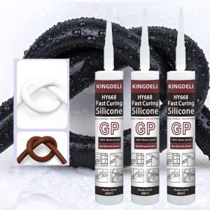 Quality Transparent GP Acetic Silicone Sealant For Kitchen Multipurpose wholesale