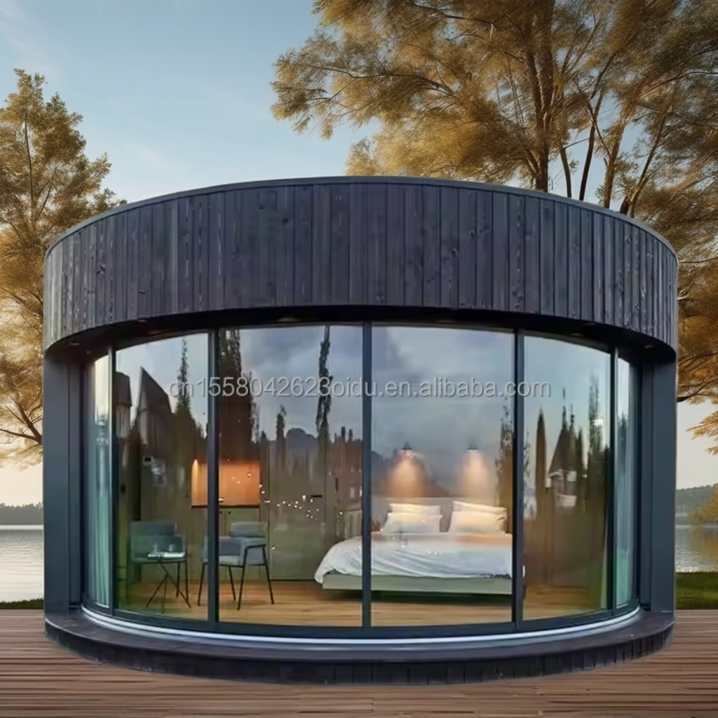 Light Steel Structure Container House with One-Bathroom One-Kitchen and Aluminum Alloy Windows