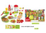 Food Cooking Kitchen Set Role Pretent Children's Play Toys W / Blender Pot 38