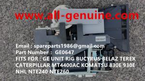 Quality GE0647 KOMATSU GE TEREX UNIT RIG BUCYRUS MT4400AC MT5500 MT3600 NTE240 NTE260 NHL DUMP TRUCK HAULER MINING wholesale