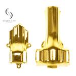 Gold Plastic Die-Cast Coffin Accessories, Metalized Coating Of Coffin Parts 10#