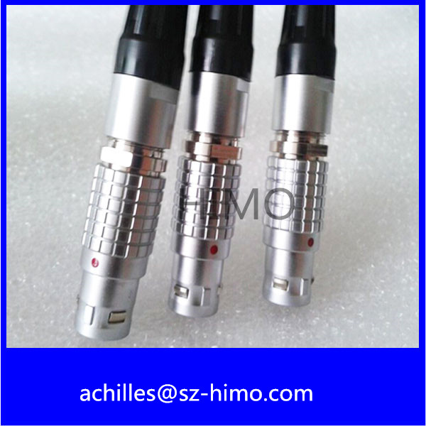Self-Locking B Series Lemo Cable Connector Compatible 5 Pin Male Plug And Socket