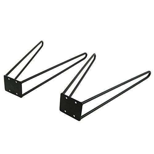 Contemporary Hairpin Table Legs Made of Solid Iron Bar for Modern Furniture Support