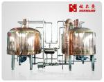300L Copper / SS Commercial Beer Brewing Equipment With Beautiful Mash System